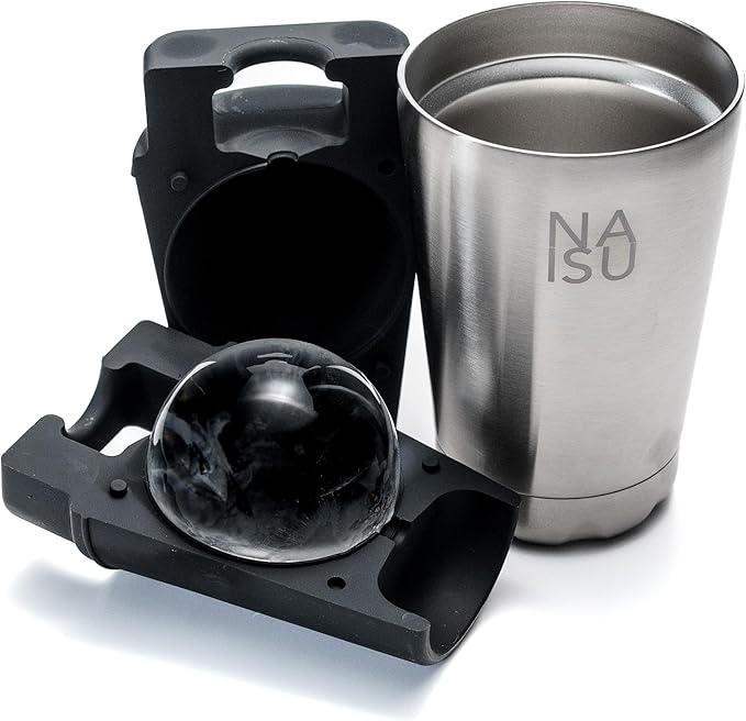 Large 2.56″ Clear Ice Ball Maker NAISU N1 Surgical grade 304 Stainless Steel by NAISUBar