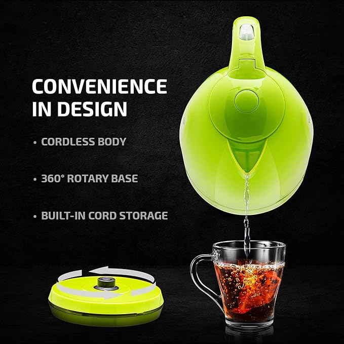 OVENTE Electric Kettle, 1.7L Fast Boiling Water Heater - Image 4
