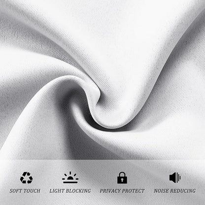 JIUZHEN Sliding Door Curtains, Room Divider Curtain - Image 4