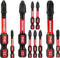 Anti-slip Hex Impact Tough Magnetic Screwdriver Bits Set 2 in. PH1/PH2/PH3 by GEINXURN