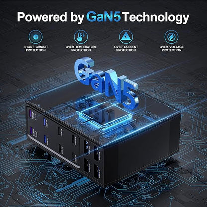 500W USB C Charger Block, 12-Port USB C Charging Station - Image 5