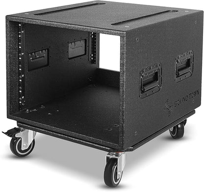 Sound Town 8U PA/DJ Rack/Road Case - Image 4