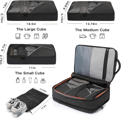 50L Carry on Travel Backpack, Expandable Airline Approved Backpacks - Image 3