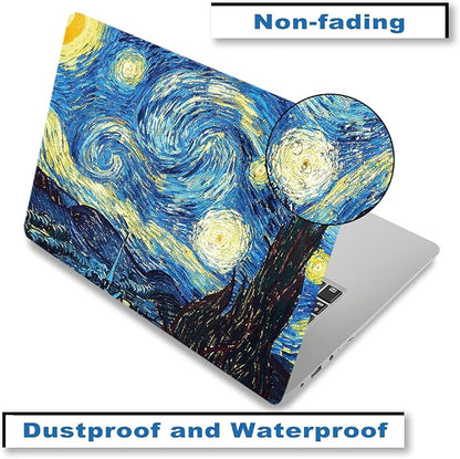 Laptop Skin Sticker Decal, Waterproof Removable, Van Gogh Starry Night - Image 5
