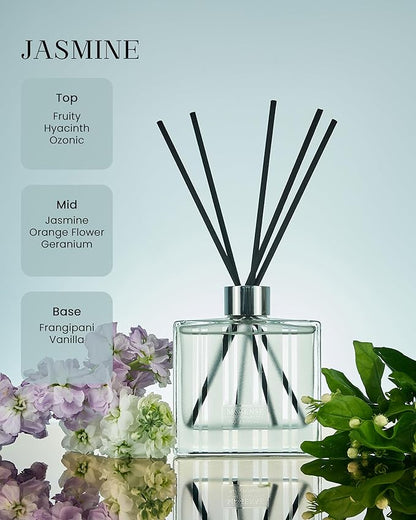 M&SENSE Jasmine & Vanilla Reed Diffuser Set - Image 2