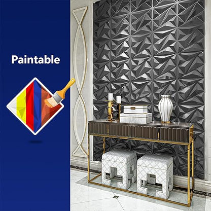Art3dwallpanels 33 Pack 3D Wall Panel Diamond - Image 3