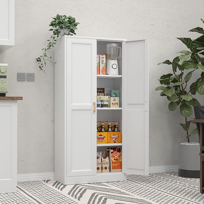60" Tall Kitchen Pantry Storage Cabinet - Image 2