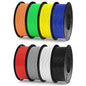ELEGOO 250g Rapid PLA Plus Filament 1.75mm Bundle, 8 Colors PLA+ 3D Printer by ELEGOO