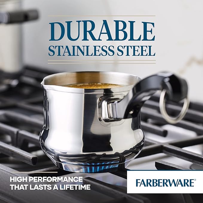 Farberware Classic Stainless Steel 0.625-Quart Butter Warmer - Image 6