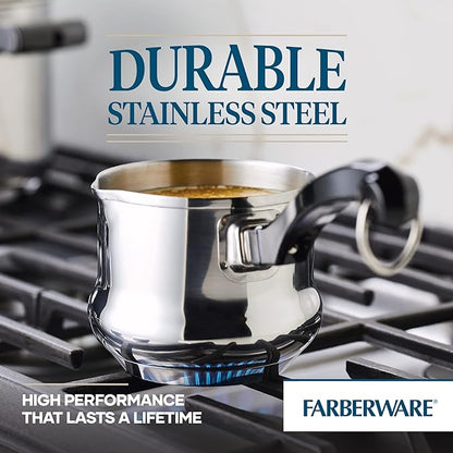 Farberware Classic Stainless Steel 0.625-Quart Butter Warmer - Image 6