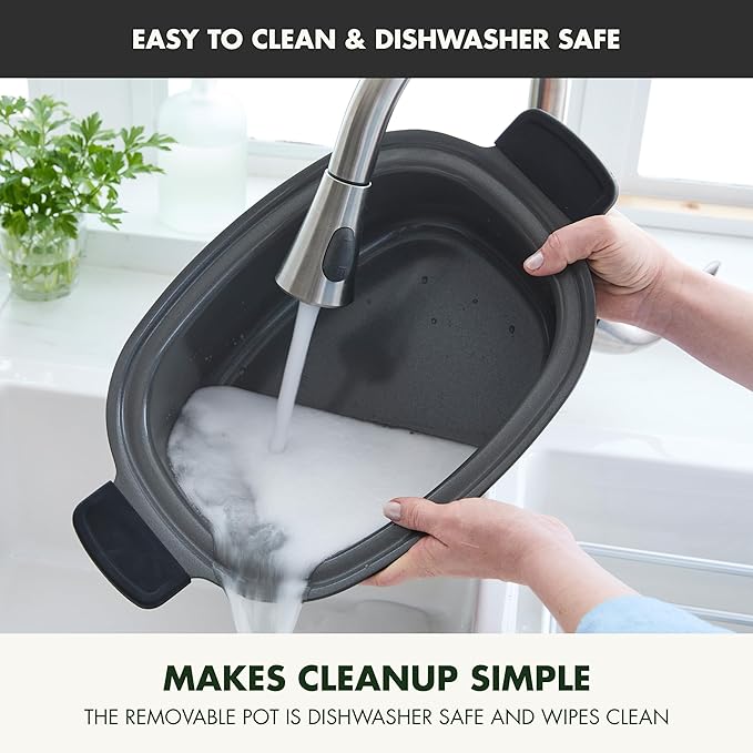 GreenPan Elite 14-in-1 Nonstick 6QT Electric Slow Cooker, PFAS-Free Ceramic - Image 7