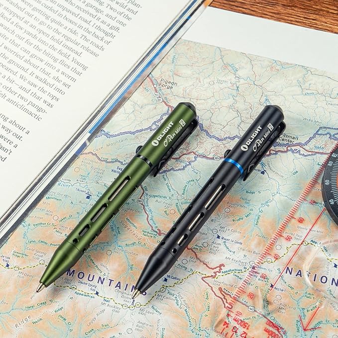 OLIGHT O'Pen Mini 2 Portable Ballpoint Pen, Bolt Action Pen - Image 9