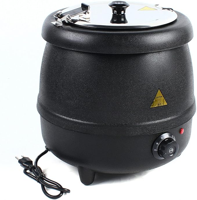 10L Commercial Electric Soup Kettle Pot Soup Maker Stainless Steel Insert Pot - Image 9
