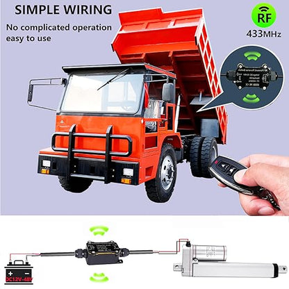 Forward and Reverse Remote Switch, DC 12V to 48V 8A Waterproof Remote Control - Image 6
