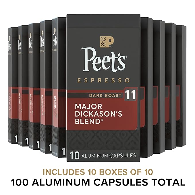 Peet's Coffee, Dark Roast Espresso Capsules, Compatible - Image 2