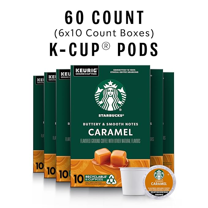 Starbucks K-Cup Coffee Pods, Flavored Hot or Iced Coffee, 60 Keurig Pods - Image 3