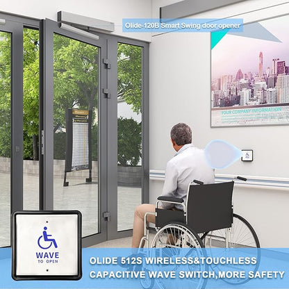Olideauto Wireless Handicap Door Opener, Pair - Image 4