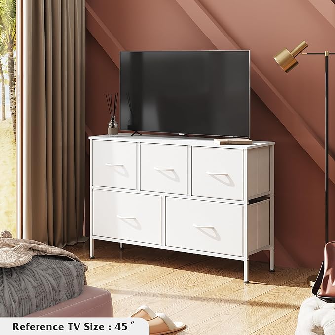 WLIVE White Dresser for Bedroom - Image 2