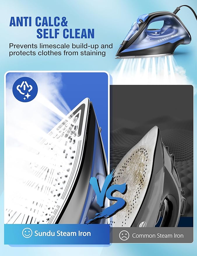 Sundu Steam Iron for Clothes - Image 4