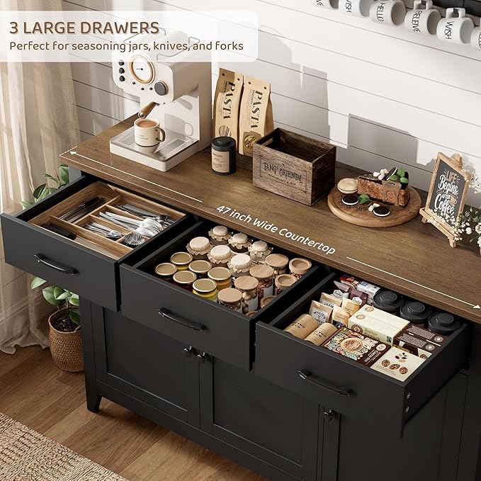 HORSTORS 47" Buffet Cabinet - Image 5
