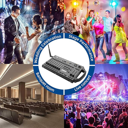 Wireless DMX Controller, 192 Channel DMX512Controller Stage Lighting Equipment - Image 5