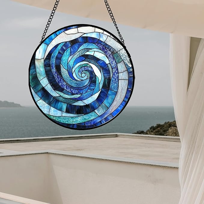 CRISGIF Stained Glass Window Hanging - Image 5