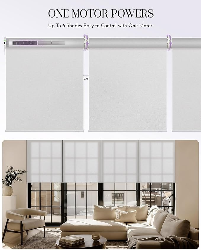Graywind Smart Coupled Roller Shades Compatible - Image 2