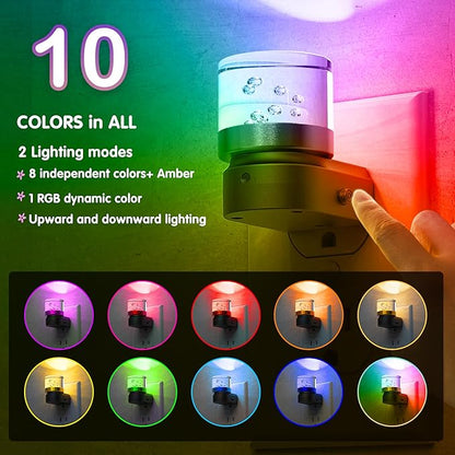 L LOHAS LED Night Light, Night Lights Plug into Wall, Color Changing Nursery - Image 3