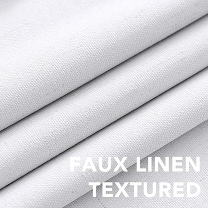 H.VERSAILTEX Linen Blackout Curtains 72 Inches Long 100% Blackout Thermal - Image 7