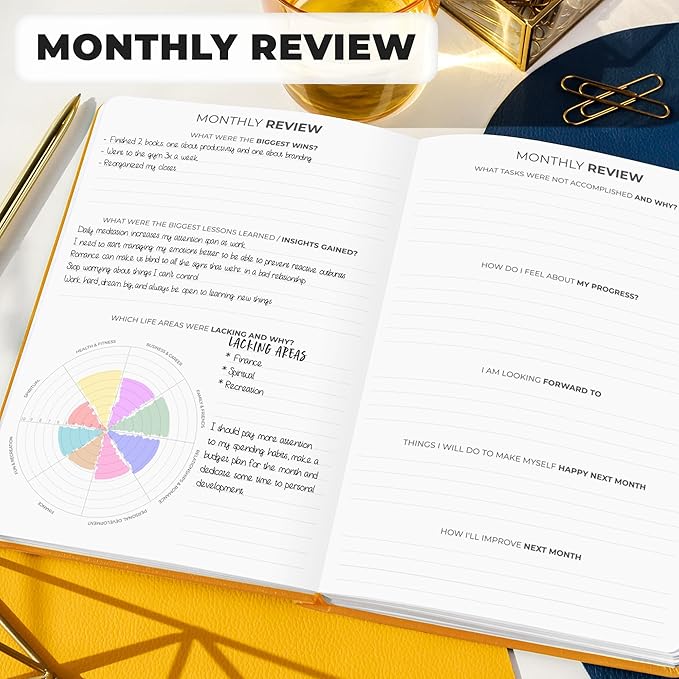 Clever Fox Planner Premium Edition – Undated Luxurious Weekly & Monthly Planner - Image 5