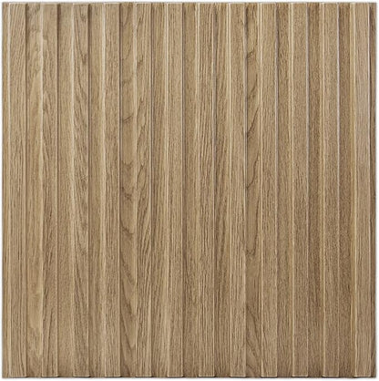 Art3d Slat Wall Panel, 3D Fluted Textured Panel 12-Tile 19.7 x 19.7in. - Image 2