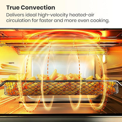 VAL CUCINA Retro Style Infrared Heating Air Fryer Toaster Oven, Extra Large - Image 3