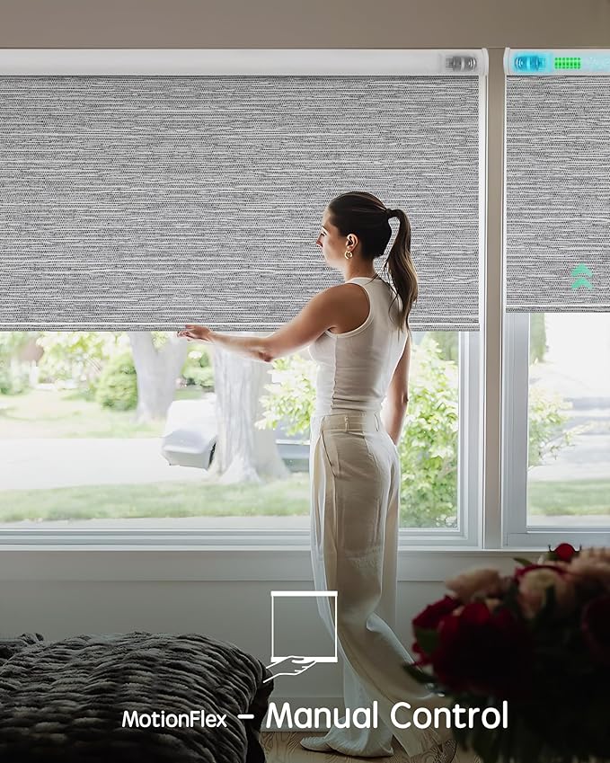 Yoolax Motorized Shades Dual Control, MotionFlex Motorized Roller Shades - Image 3
