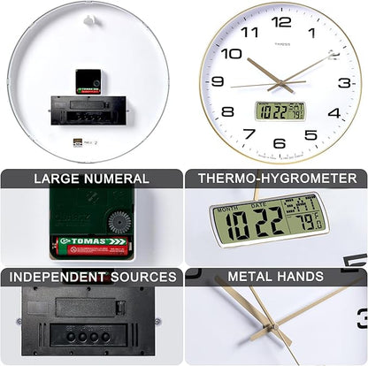 TIMESS Wall Clock, Ideal Modern Home, Office Decor - Image 6