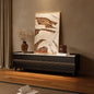 POVISON Fully-Assembled Mid Century Glossy Sintered Stone Tabletop TV Stand by POVISON