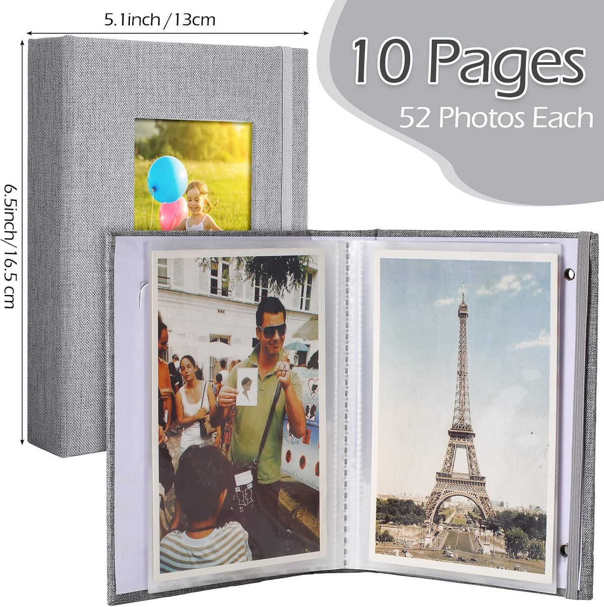 small photo album 4 x 6 in picture shown in use