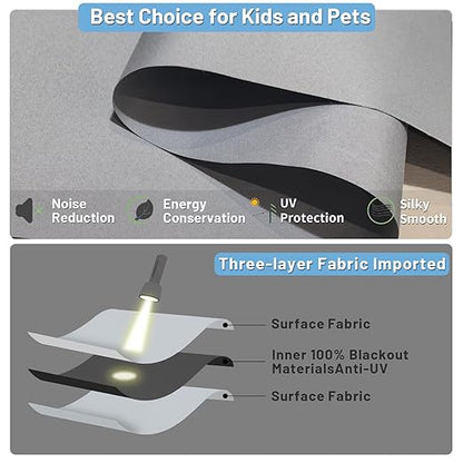 Motorized Blinds with Remote, Automatic Shades Work with Alexa/Google/Apple Home - Image 3