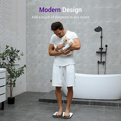 Ovutek Scale for Body Weight, Highly Accurate 450lb Digital Bathroom Scales for - Image 7
