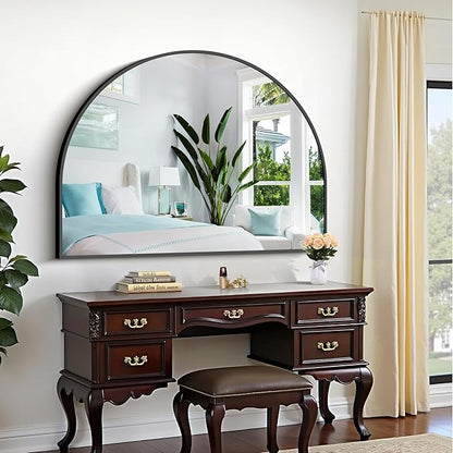 CIRCUMI Arched Wall Mirror, Metal Frame, Large Size - Image 6
