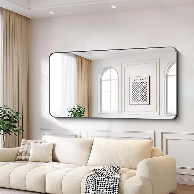 FORBATH Large Bathroom Mirror 72x36 Inches - Image 2