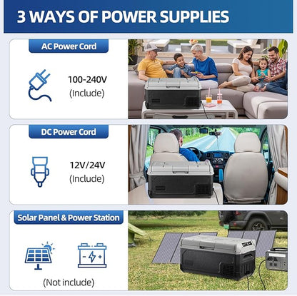 12V Car Refrigerator, 32QT Portable Fridge Freezer - Image 9