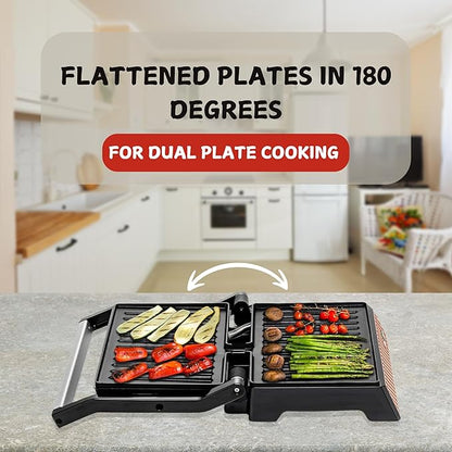 OVENTE Electric Panini Press Sandwich Maker - Image 3