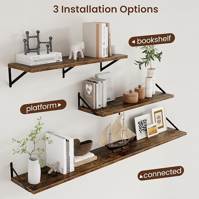 Axeman 12 Inch Deep Floating Shelves - Image 4