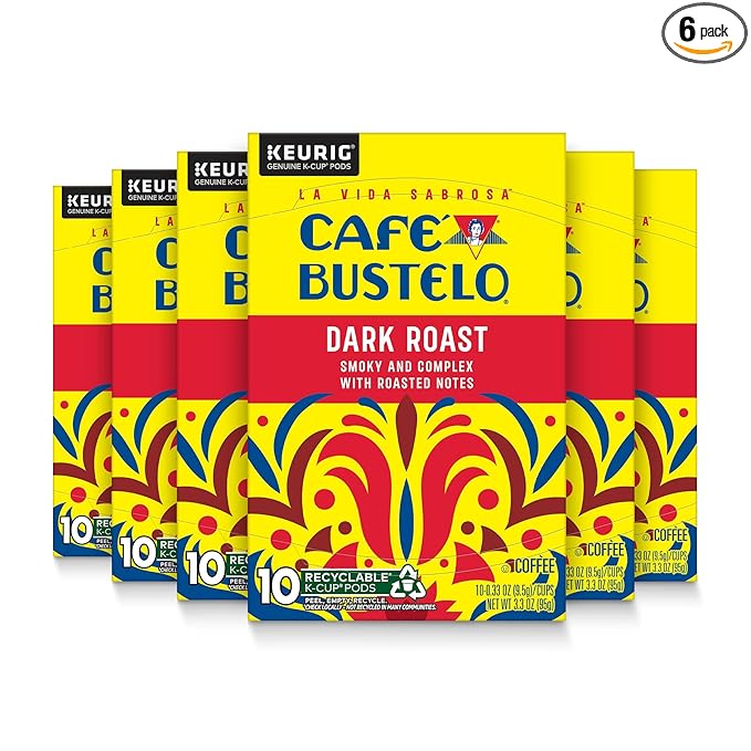 Café Bustelo Dark Roast Coffee, 10 Ct. K-Cup pods by Caf%C3%A9Bustelo