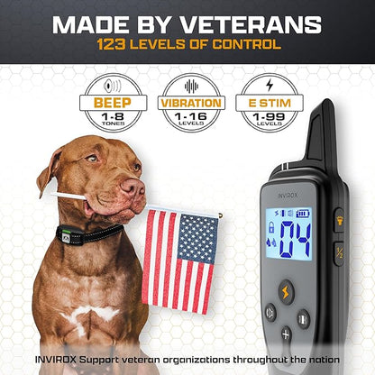 INVIROX 2026 Edition Dog Training Collar, 123 Levels - Image 2
