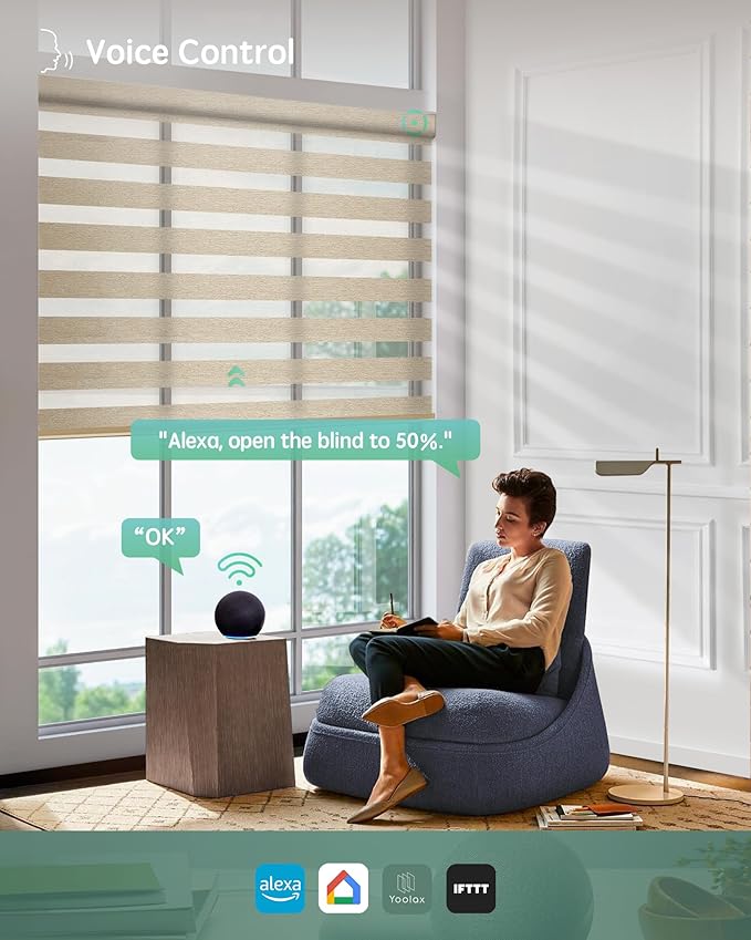 Yoolax Motorized Zebra Blinds Works - Image 3