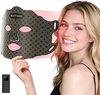 Red Light Therapy for Face & Neck, 7-1 Colors LED Light Therapy mask, by Unknown