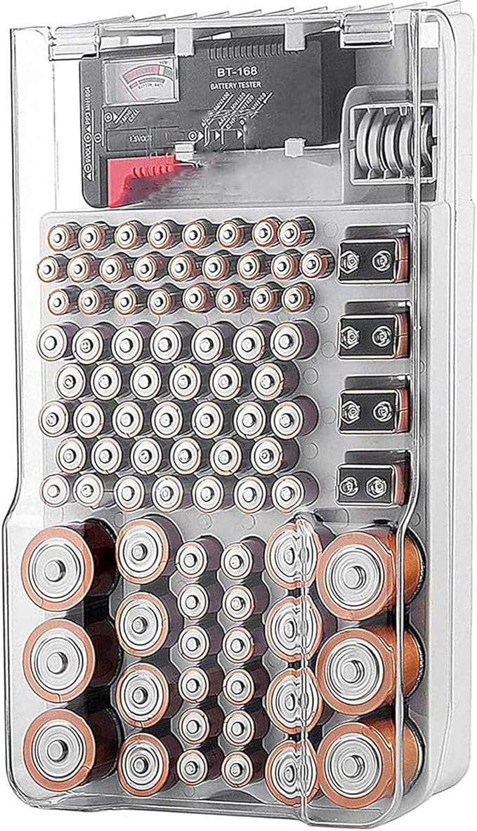 Battery Organizer Storage Box by Yuecoom
