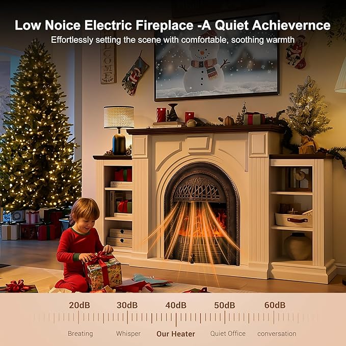 Farmhouse Electric Fireplace - Image 5