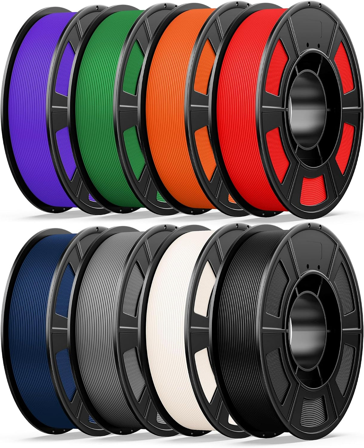 ujoy3d 8 color elite pla+ 3d printer filament, main product view